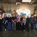 inland empire barr commercial doors staff on funny hat day