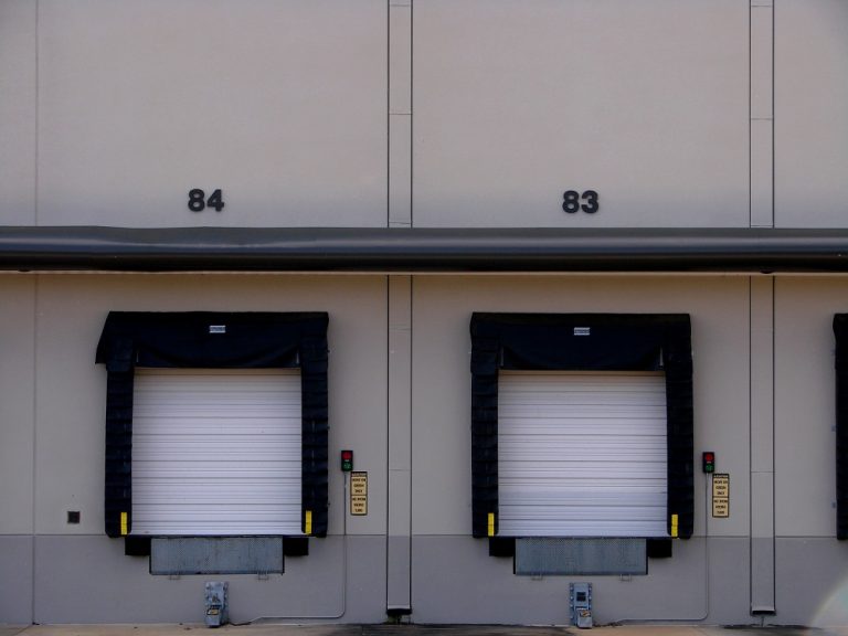 Two warehouse dock doors Barr Commercial Doors Orange County San