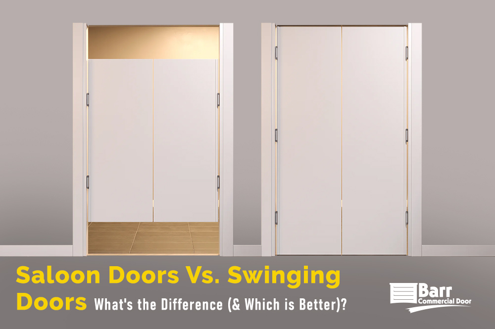 saloon doors and swinging doors