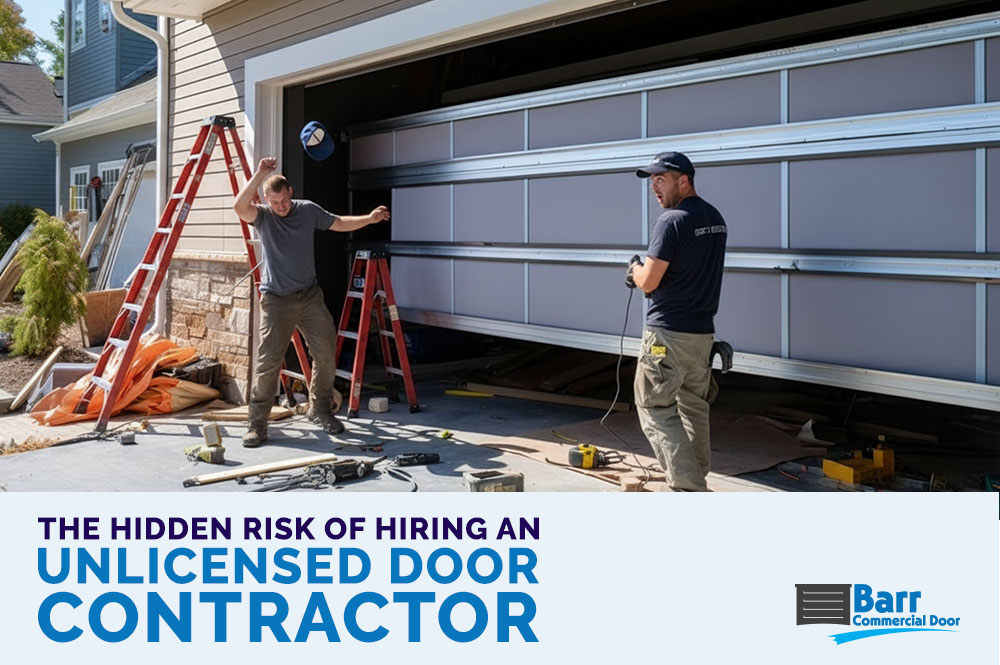 Unlicensed Door Contractor